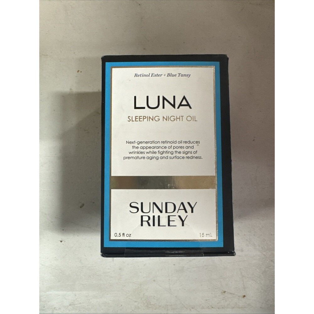 Sunday Riley LUNA Sleeping Night Oil 0.5 fl oz Sealed New in Box Free Ship